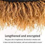 Künstliches Strohdach, Künstliche Palmgras Rolle, Künstliches Strohschuppendach, Synthetisches Thatch Gras Dach, Simulation Strohdach Fliese, Synthetisches Palmenstroh Für Holz