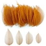 50 stuks kunstbladeren, decoratieve kunstbladeren, slinger, knutselen, droge bladeren, gedroogde bladeren, gebruikt voor doe-het-zelf handwerk, scrapbook, handwerk, kaarten maken (
