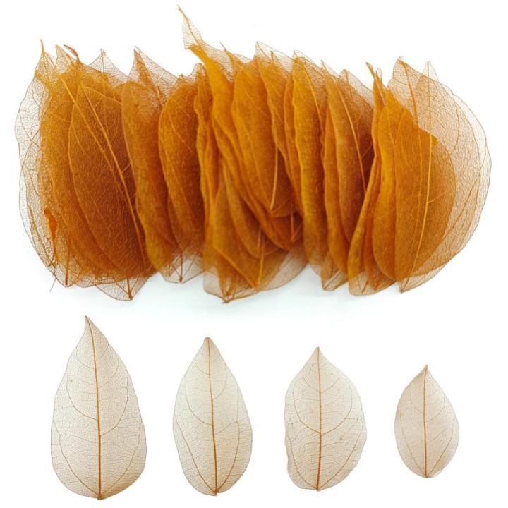 50 stuks kunstbladeren, decoratieve kunstbladeren, slinger, knutselen, droge bladeren, gedroogde bladeren, gebruikt voor doe-het-zelf handwerk, scrapbook, handwerk, kaarten maken (