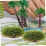 6 Stück Künstliche Moossteine Pflanzendekoration Imitierte Moosdekor Pflanzenwandornament Künstliche Moossteine Mikro Landschaft Künstliche Moossteine Garten Layout