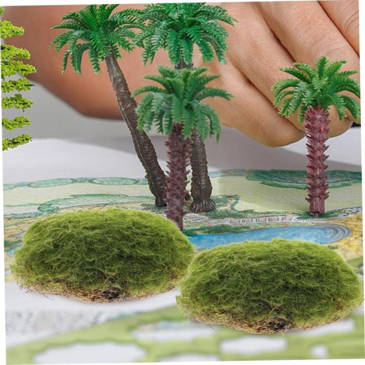 6 Stück Künstliche Moossteine Pflanzendekoration Imitierte Moosdekor Pflanzenwandornament Künstliche Moossteine Mikro Landschaft Künstliche Moossteine Garten Layout