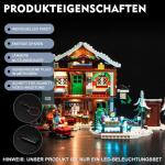 Ledlichtset compatibel met Lego Almhütte 10325 (geen model), decoratieve verlichtingsset voor icons, Alpine Lodge, creatief speelgoed, standaard versie