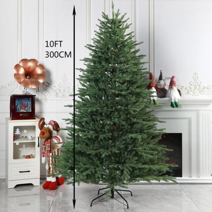 Künstlicher Weihnachtsbaum aus hochwertiger Fichte, 2,44 m, für Zuhause, Büro, Partydekoration, mit 1620 Zweigspitzen, einfacher Aufbau, Metallscharniere und Faltbarer Basis, 3 
