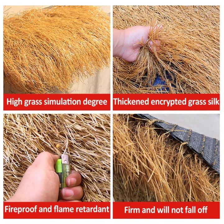 Künstliches Strohdach,Synthetisches Strohdach,synthetische Palmenstroh,Künstliche Palmenstrohrollen,Gefälschtes Strohdach,künstliches Strohdach-Dekorationen Für Garten Terrass