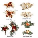 2 stuks bruiloftsboogbloemen, kunstbloemenarrangement, kunstbloemen swagset, welkomstborden, bloemendecoraties voor bruiloftsdecoratie, ceremonie en (#1)