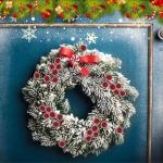 200 Stück Weihnachten Künstliche Holly Beeren Mini Weihnachten Gefrostete Beere Künstliche Früchte für Weihnachtsbaumschmuck Basteln Geschenken Weihnachtskranz Dekoration Heim