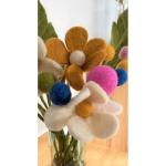 - Vilten bloemen boeket bloemen van vilt - boeket - Fair Trade - handgemaakt (zomerweide)