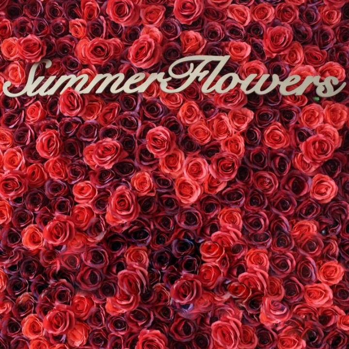 Klassische Rote, Romantische Kunstblumen-Wandpaneele, Künstliche Hortensien-Rosenblumen Aus Seide, Hochzeitsfeier, Süßigkeiten-Wand, Schaufenster, Festlicher Blumenhintergrund(3