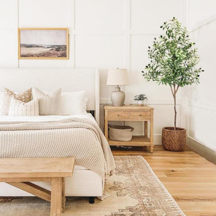Kunstmatige olijfboom, , 180 cm, kunstboom, grote kunstbomen, , grote kunstboom, olijfboom, voor woonkamer, slaapkamer, kantoor, decoratie