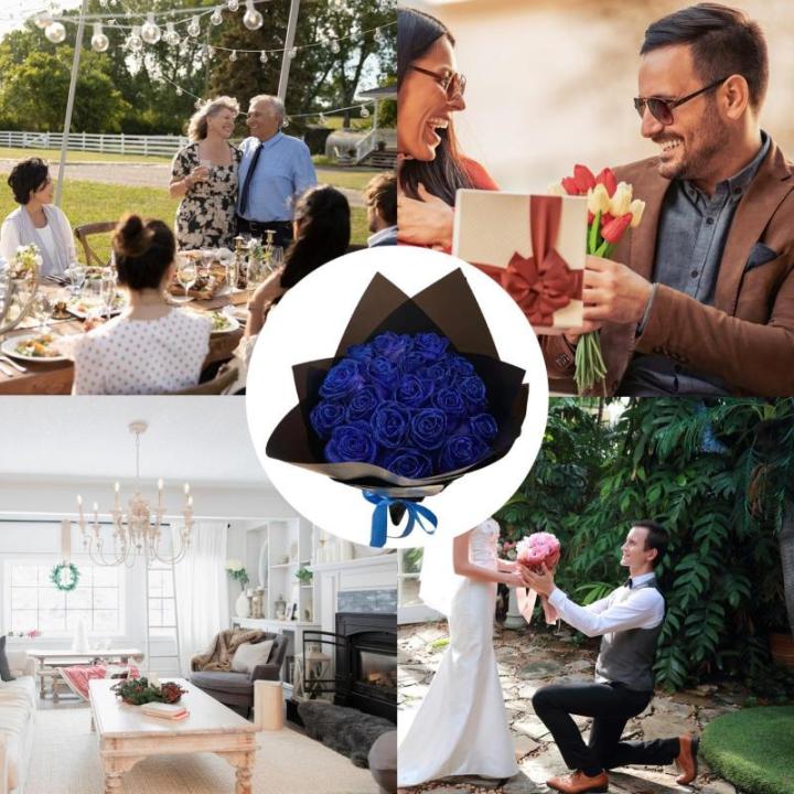Künstlicher Rosenblumenstrauß – Bouquet, romantische gefälschte unsterbliche Rosenblumen | Hochzeitsstrauß, Home Party Dekoration für Freundin
