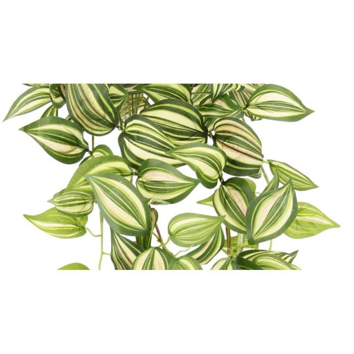 Kunstmatige Tradescantia hanger klimop ranken slinger, kunstplant struik plant rankende plantenhanger kamerplant klimop, klimop, 151723GNR, ca. 80 x 28 x 26 cm