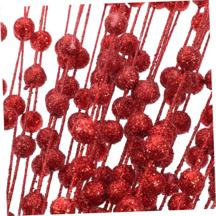 Ceramic Ornaments 1 Bund Nachahmung Goldener Beeren in Pulverform, künstliche Pflanzenzweige, künstliche Stechpalmenbeere, Weihnachtsvasendekoration, künstliche Arrangements, We