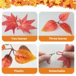 2 stuks kunstmatige hangplanten, 100 cm, herfst, kunstplant, hangende klimop, , plastic planten, kunststof, herfstdecoratie, herfst, bladeren, hangende planten voor buiten en