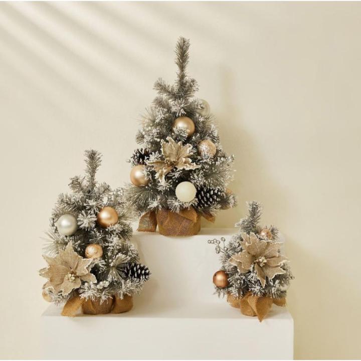 Mini-Weihnachtsbaum, silbergrau, 30 cm/45 cm/60 cm, Tischdekoration, für Zuhause und Büro, moderne kleine Weihnachtsbaumdekoration für festliche Präsentation (60 cm)