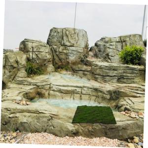 2St Simulierter Moosrasen Graswand Bonsai Dekoration künstliches Gras Dekorative Displays Rasenteppich Kunstrasen im Freien grüne Wandkulisse Balkon-Sichtschutz grüner Rasen Tuf