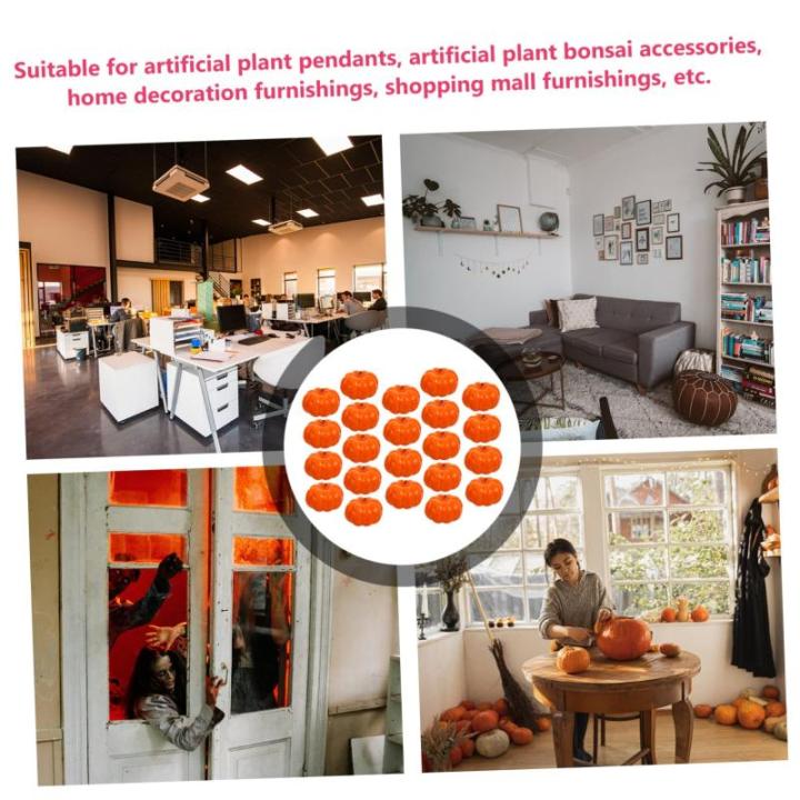300 STK Kürbis Dekoration Halloween-Dekor gefälschte Schaumkürbisse Fälschung Halloween Pumpkin halloweenkürbis Herbstdeko Halloween-Kürbis-Requisiten simulierter Kürbis PU-