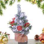 Small Christmas Tree for Home | Table Centerpiece Christmas Tree | Holiday Home Accents, Charming Tabletop Christmas Tree, Burlap Base Tree, Seasonal Table Centerpieces