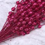 150 Stück Künstliche Weihnachtsbeeren-Picks, Glitzernde Beerenzweige für Winter, Weihnachten, Küche, Party, Tafelaufsatz, Blumendekoration (1)