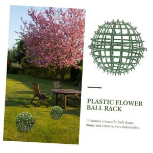 5 STK Kunststoff Blumen kugelst änder Zubehör für Blumenarrangements künstliche Formschnittpflanze Plastikblumenkugel Blumenkugelhalter plastikpflanzen künstliche Pflanzen