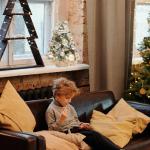 Mini-kerstboom kleine kerstboom met verlichting, led-tafel, kerstboom, klein, kunstmatig versierd, voor kerstdecoratie (40 cm, champagne-goud)