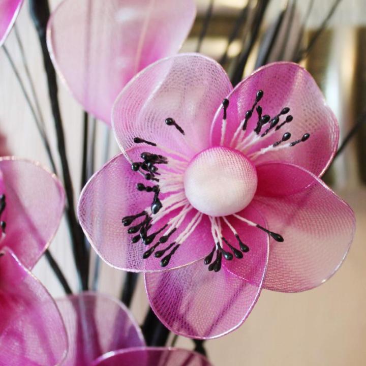 kunstbloemen in pot, decoratie, 32cm