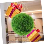 Ball aus Kunstrasen Künstliche Formschnittkugel Kunstrasenball hängende Pflanzenkugel weihnacjtsdeko deckenverkleidung Topiary-Ball lebendige Formschnittkugel Plastik Green