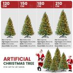 Kunstkerstboom van 120 cm, pvc, met metalen standaard, premium Nordmann-spar, moeilijk ontvlambare automatische kerstboom, natuurgetrouwe kunstkerstboom