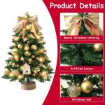 kunstkerstboom met verlichting