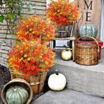 12 stuks , , planten, decoratie, bloemen, outdoor, uv-bestendig, voor kantoor, pot, tuin, veranda decoratie
