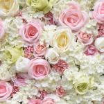 Simulationsblumenwand, Blumenreihe, Hochzeitshintergrund, Blumenwandbild, Wand, Künstliche Blumendekoration, Rose, Künstliche Blumenwand Für Kulissen, Hochzeit, Wanddekoration, 