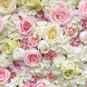Simulationsblumenwand, Blumenreihe, Hochzeitshintergrund, Blumenwandbild, Wand, Künstliche Blumendekoration, Rose, Künstliche Blumenwand Für Kulissen, Hochzeit, Wanddekoration, 