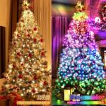 Smart lichtketting 40 m 400 LED kerstboom - app-gestuurde verlichting voor Kerstmis met 16 miljoen RGB-kleuren LED-lampjes