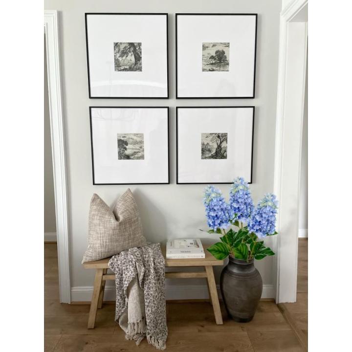 3 stuks nepbloemen hortensia lichtblauw 73,9 cm hoge kunstmatige hortensia bloemen, zijden bloemen lange steel voor bloemstuk thuis boerderij kantoor hotel decoratie