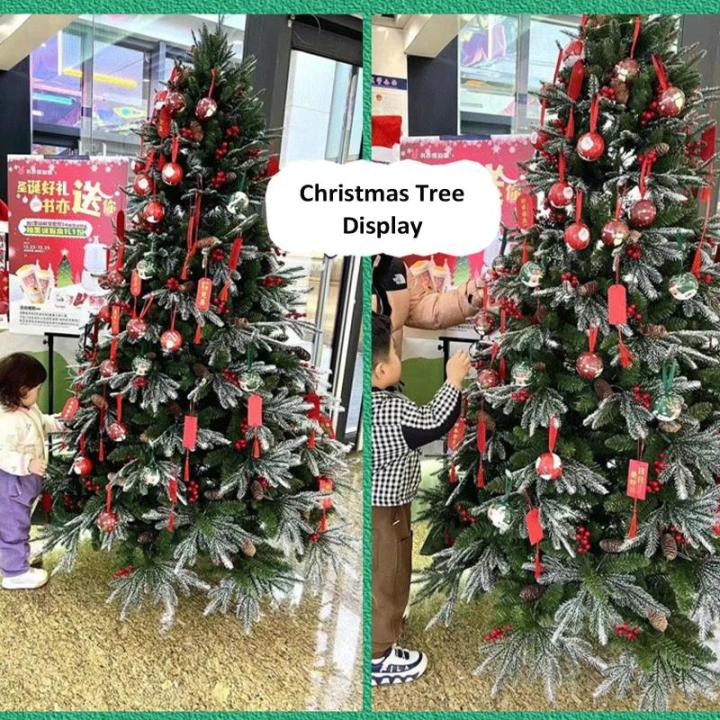 Künstlicher Weihnachtsbaum, 4 Fuß/5 Fuß/6 Fuß/7 Fuß/8 Fuß/9 Fuß/10 Fuß, realistischer Weihnachtsbaum, künstlicher Weihnachtsbaum mit stabilem Ständer, für die Partydekor