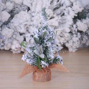 Small Christmas Tree for Home | Table Centerpiece Christmas Tree | Holiday Home Accents, Charming Tabletop Christmas Tree, Burlap Base Tree, Seasonal Table Centerpieces