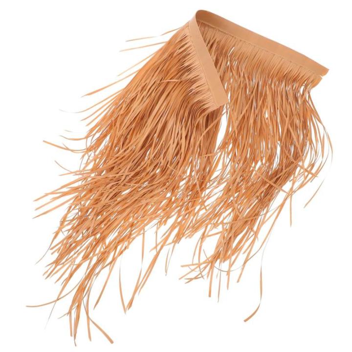 2 Stück Strohdekoration Rasendekoration Gartenhütte Grasdach DIY Künstliches Strohdach Synthetisches Strohdach Simulation Von Stroh Ornament Simuliertes Stroh DIY