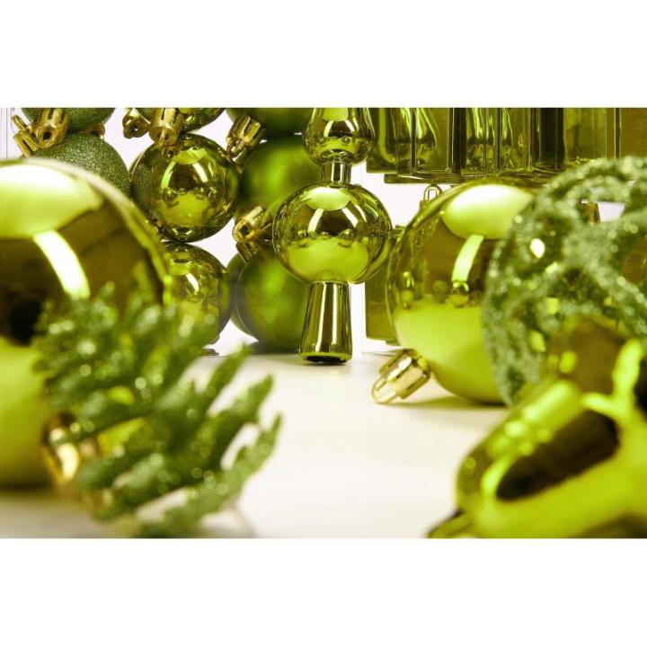 Set met boompiek, 101-delig, kerstboomversiering