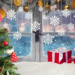 24 x sneeuwvlokken kerstdecoratie voor kerstboom glitter kerstboomversiering