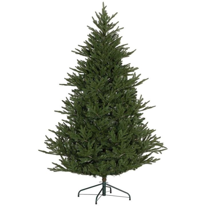 Kunstkerstboom, 180 cm kerstboom met 2380 takken, inklapbare metalen standaard, voor kerstdecoratie, groen