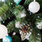 Kunstkerstboom, 250 cm, diamantgrenen met kunstschaar, kunstkerstboom