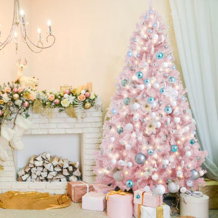 Kunstkerstboom 180 cm, kunstdennenboom met handschoenen en metalen standaard, kerstbomen als kerstdecoratie voor binnen