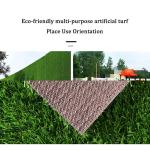 2 cm Hundeschutzmatte Rasen, rutschfester Outdoor-Teppich für drinnen und draußen, Kunstgras mit hoher Dichte, natürlich realistisch aussehendes Gartengras für Terrasse, Garten