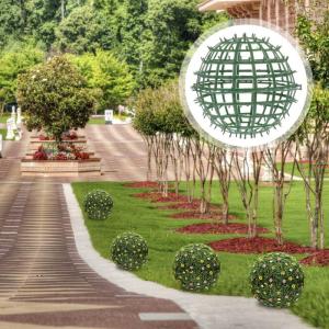 5 stuks kunststof bloemen balstandaard vorm gesneden bloemenrek houder kamerplanten slinger frame voor bloemballen bruiloft ornament Kerstmis grasbal