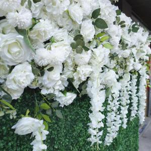 Hintergrund Blumenwand Simulation Blumenhintergrundwand, Künstliche Wand Blumen Hintergrund 3D Seide Hortensie Blumen Panel Für Foto Hintergrund Home Party Hochzeit Hintergrund D
