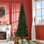 kerstboom met metalen standaard 631 takpunten groen Ø 81 x 210 h cm