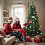 Premium kunstkerstboom, 152 cm, ca. 450 takpunten, PE spuitgegoten en pvc, natuurgetrouwe dennenboom met klapsysteemframe en metalen standaard, snelle montage voor thuiswinkels, 15