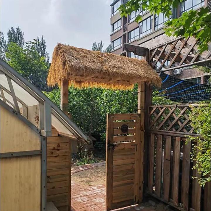 Künstliches Strohdach, Synthetisches Strohdach, Künstliche Strohrolle, Synthetische Palmenstroh, Künstlicher Palmdach Paneele, Simulation Strohdach Für Ssonnenschirm Pergola Ba