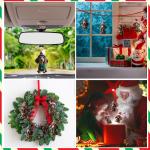 Kerstboom, 7 stuks kerst, decoratie, acryl hanger, Kerstmis, kerstboomversiering voor kerstfeest, kerstboomversiering