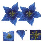 28 STK künstliche Blumen weihnachtsdeko künstliche blüten weihnachsbaum Weihnachtsschmuck Kunstblumen zur Dekoration Dez Hochzeitsdekoration Dekorative DIY Deko Sport