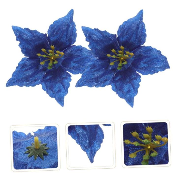 28 STK künstliche Blumen weihnachtsdeko künstliche blüten weihnachsbaum Weihnachtsschmuck Kunstblumen zur Dekoration Dez Hochzeitsdekoration Dekorative DIY Deko Sport